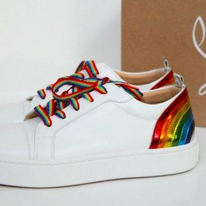 Christian Louboutin ARKENSPEED Rainbow Sneakers New in Box